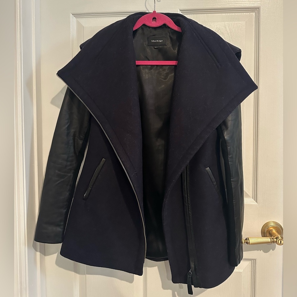 Mackage Black and Navy Coat